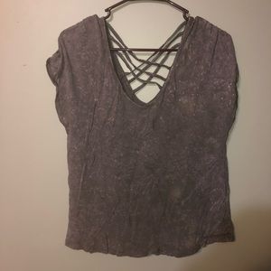 4/$35 Grey short sleeve shirt.